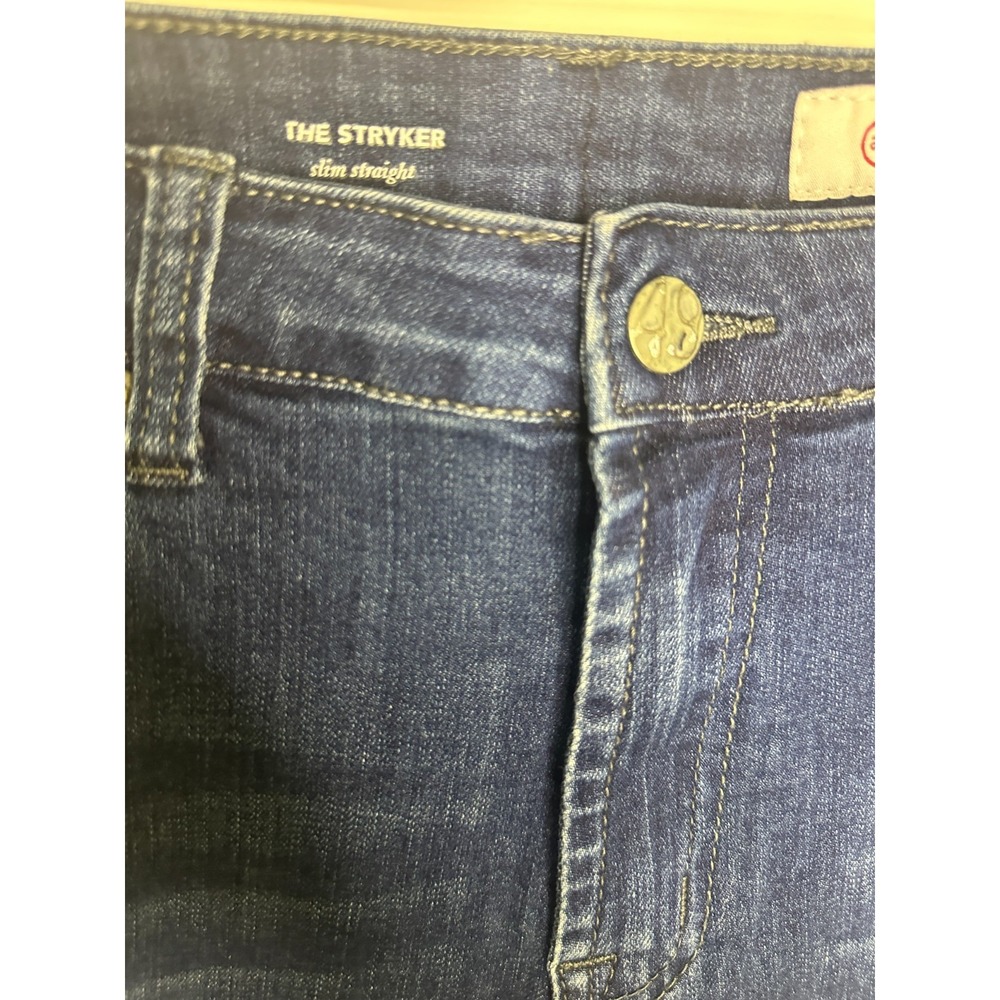 AG Adriano Goldschmeid The Stryker Boys Slim Straight Medium Dark Wash Jeans 16 - Picture 5 of 14